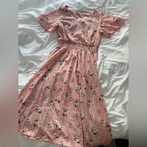 Floral Pink Dress